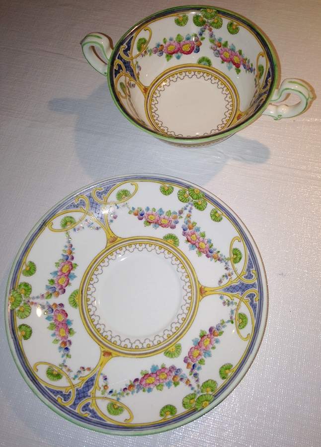 Montreal Footed Cup & Saucer Set by Wedgwood-1