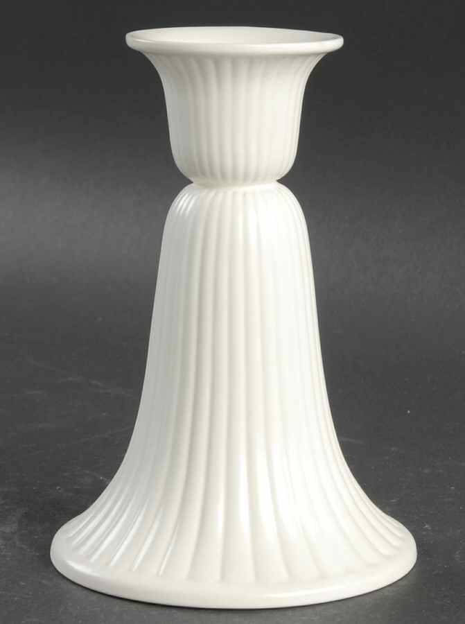 Moonstone (Matte) Tall Candlestick by Wedgwood-1