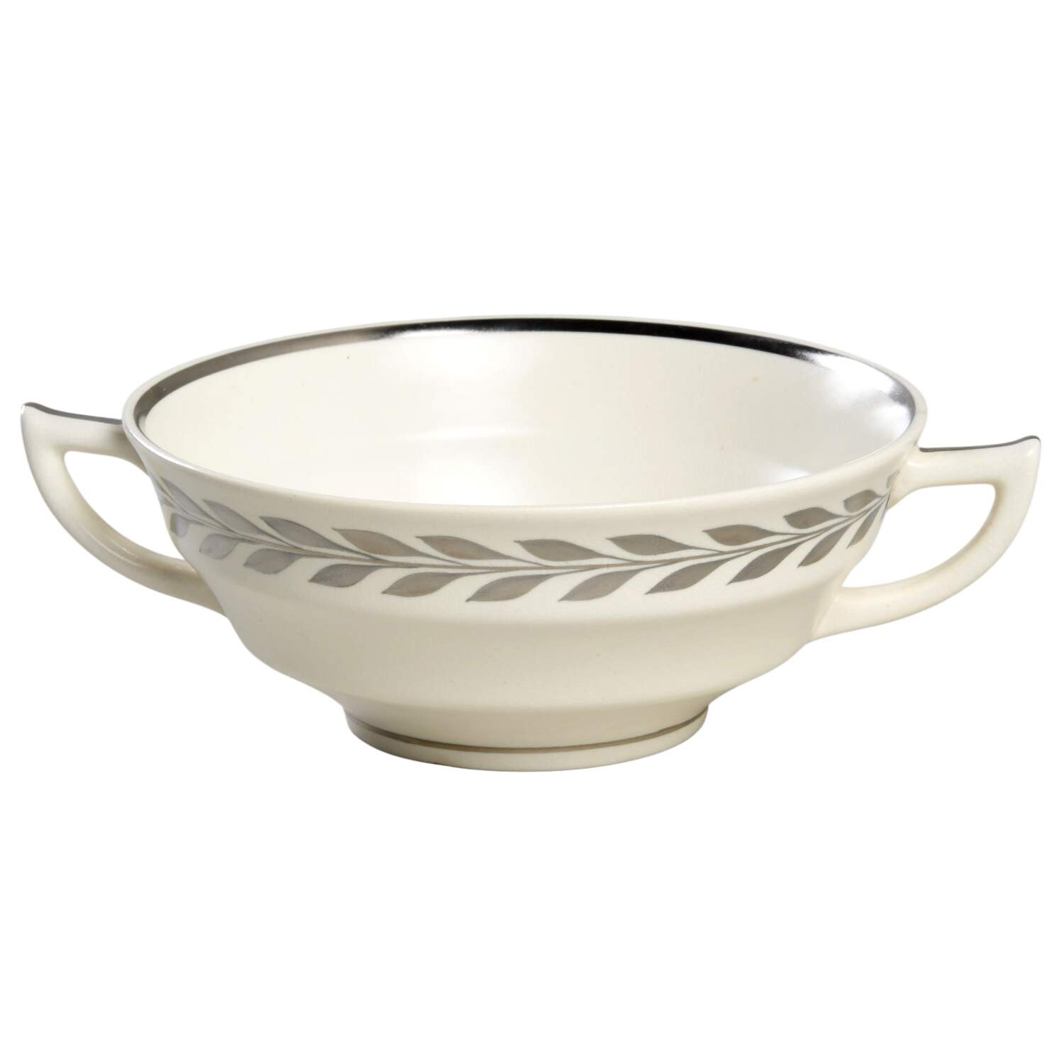 Moonstone Flat Cream Soup Bowl by Wedgwood-1