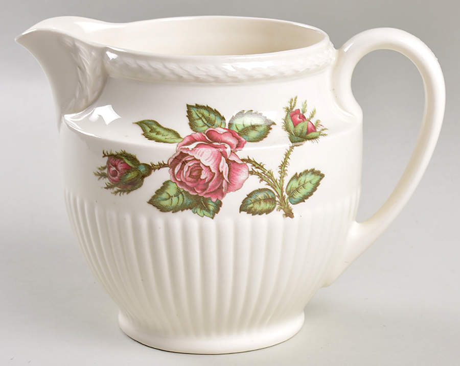 Moss Rose (Older, Brown Backstamp) 24 Oz Pitcher by Wedgwood-1