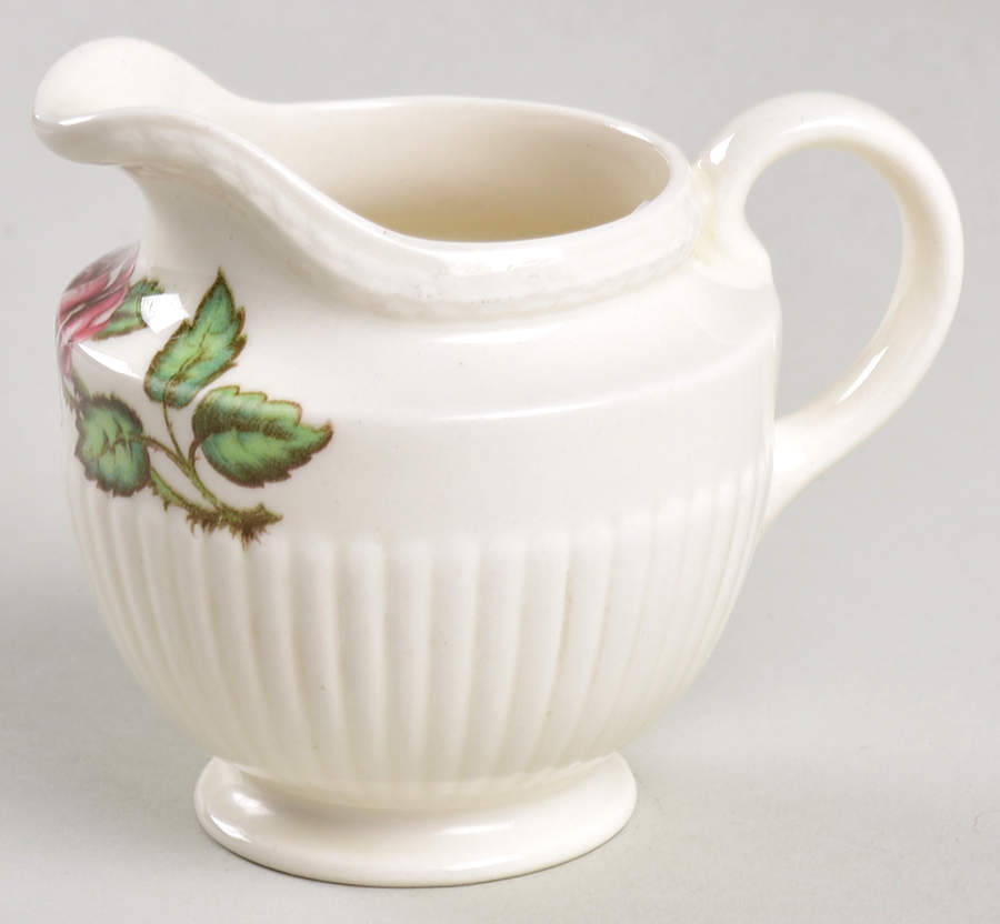 Moss Rose (Older, Brown Backstamp) Mini Creamer by Wedgwood-1
