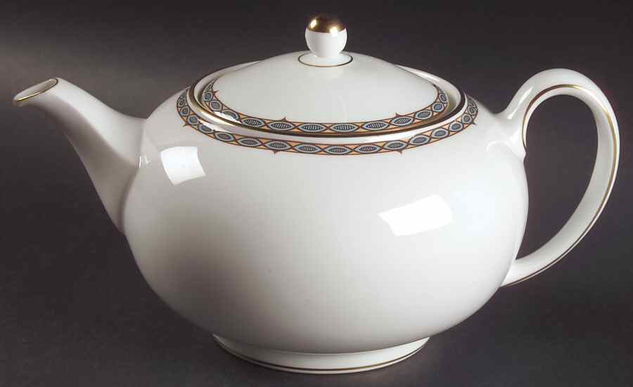 Moresque Teapot & Lid by Wedgwood-1