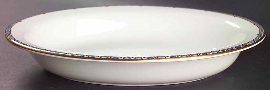 Moresque 10" Oval Vegetable Bowl by Wedgwood-1