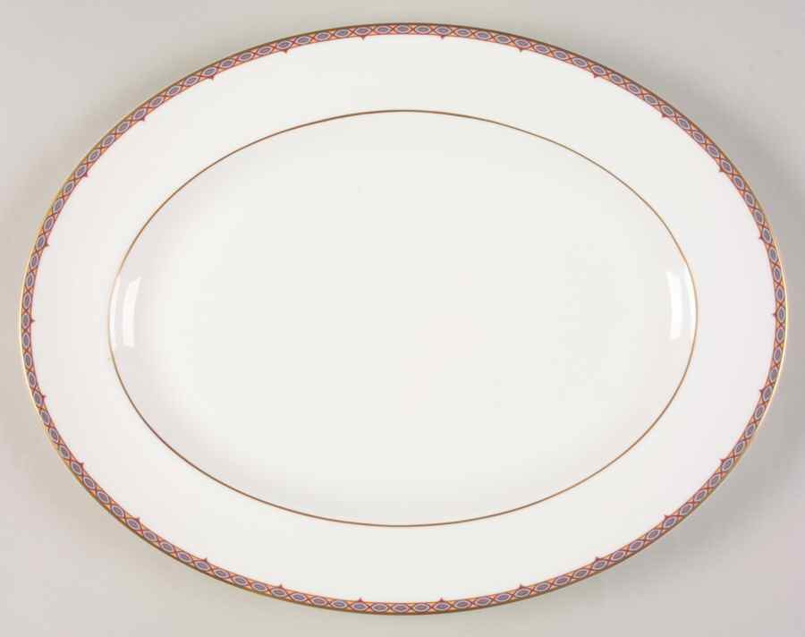 Moresque 15" Oval Serving Platter by Wedgwood-1