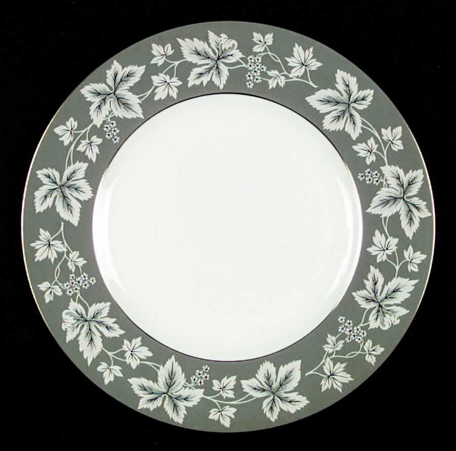 Moselle Gray Dinner Plate by Wedgwood-1