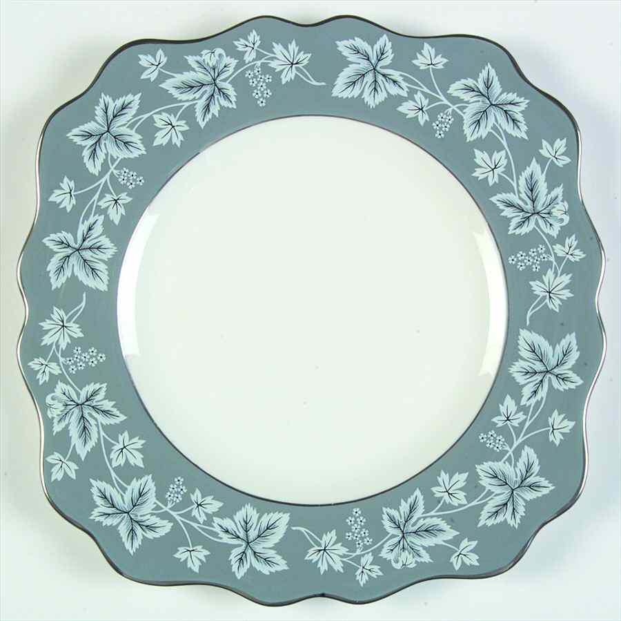 Moselle Gray Square Salad Plate by Wedgwood-1