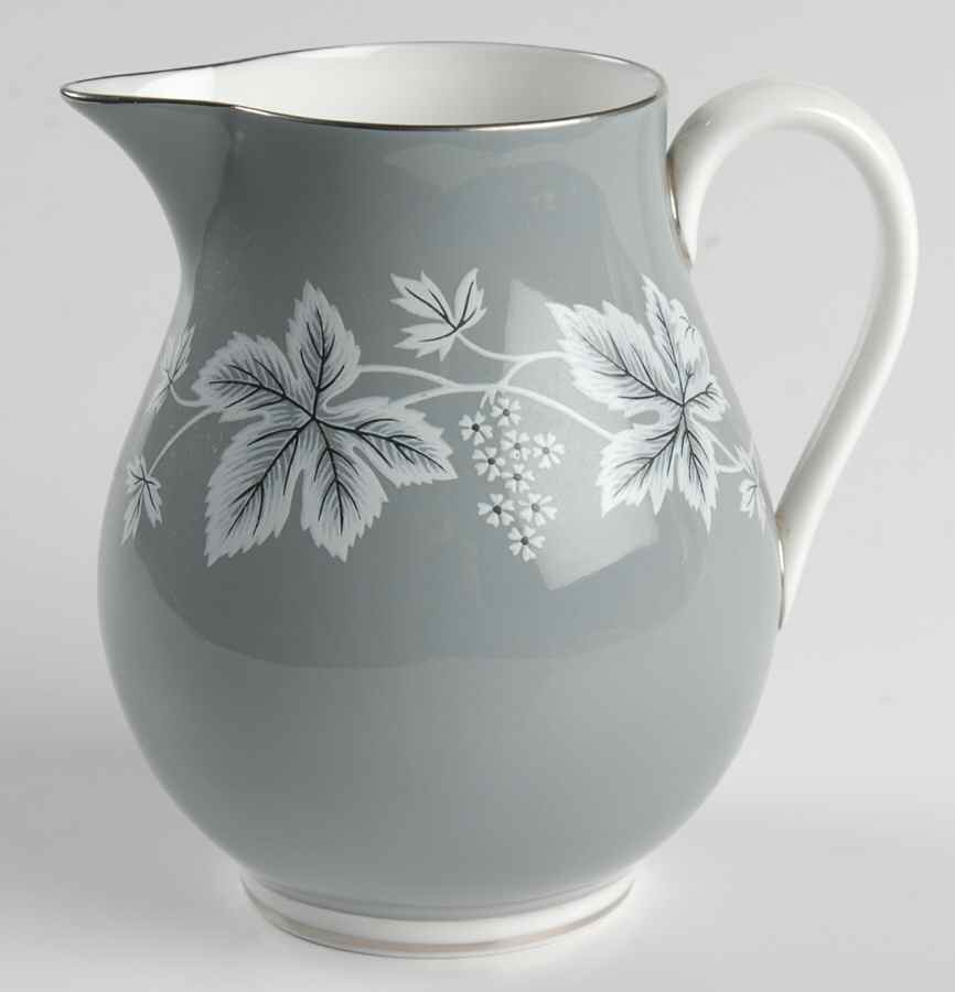 Moselle Gray Creamer by Wedgwood-1