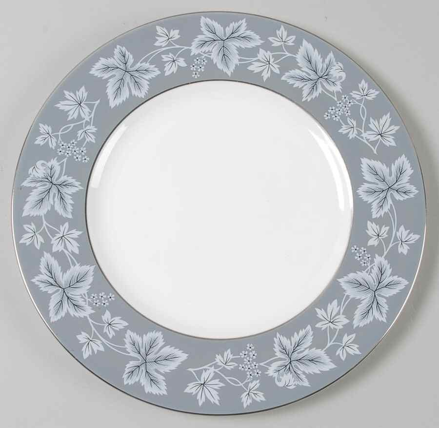 Moselle Gray Luncheon Plate by Wedgwood-1