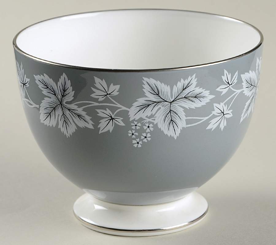 Moselle Gray Open Sugar Bowl by Wedgwood-1