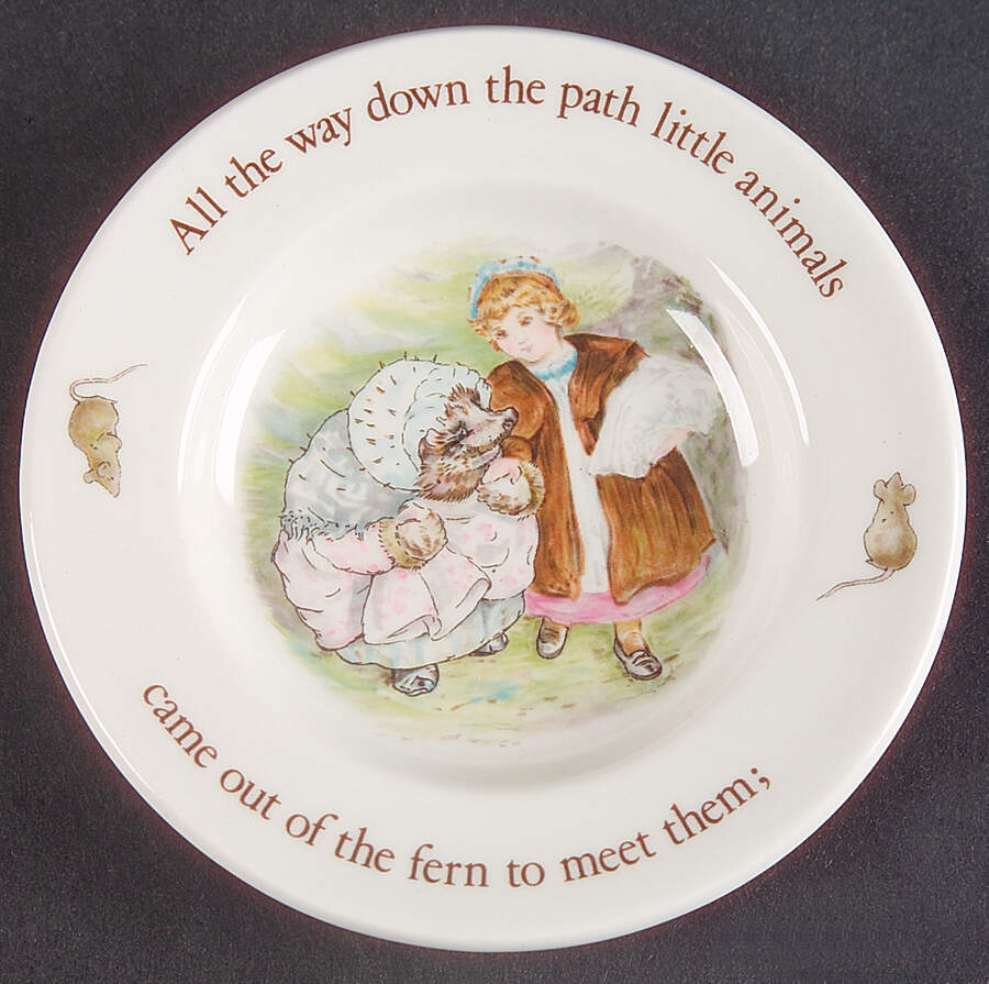 Mrs Tiggy Winkle Miniature Plate by Wedgwood-1