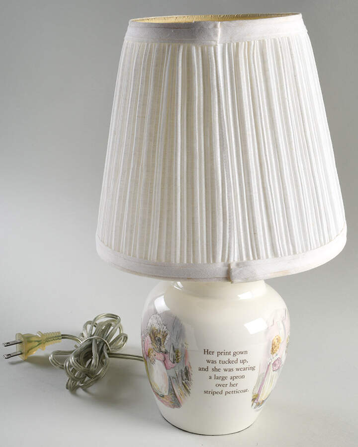 Mrs Tiggy Winkle 13" Electric Lamp & Shade by Wedgwood-1