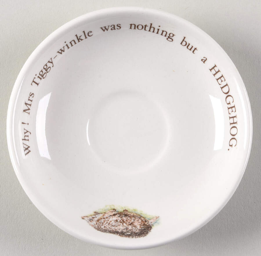 Mrs Tiggy Winkle Miniature Saucer by Wedgwood-1