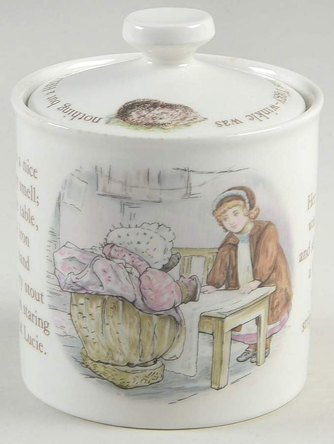 Mrs Tiggy Winkle Sugar Bowl & Lid by Wedgwood-1