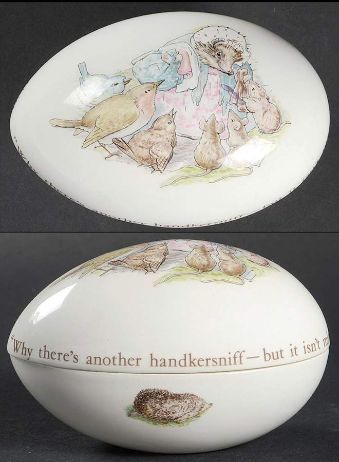 Mrs Tiggy Winkle 4" Egg Box & Lid by Wedgwood-1