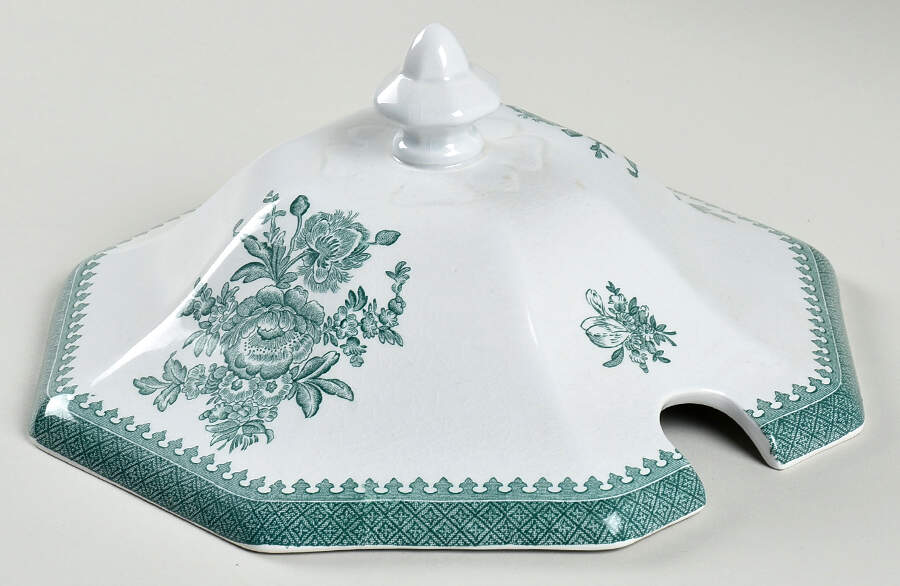 Mount Vernon Green Lid for Tureen by Wedgwood-1
