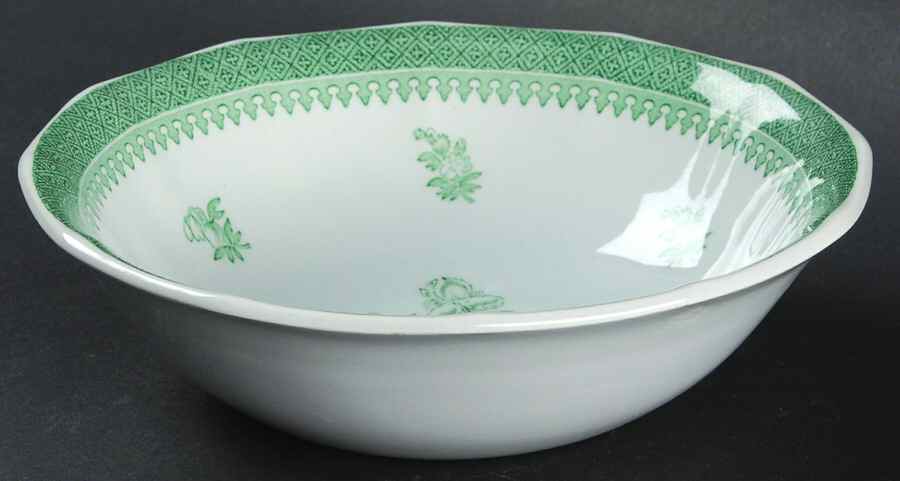 Mount Vernon Green Coupe Cereal Bowl by Wedgwood-1