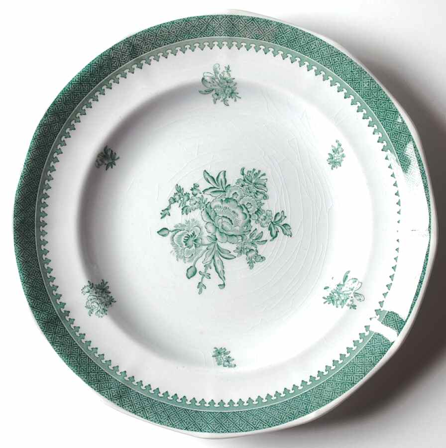Mount Vernon Green Dinner Plate by Wedgwood-1