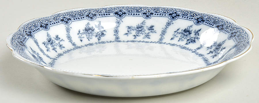 Muriel (Gold Trim) Coupe Soup Bowl by Wedgwood-1