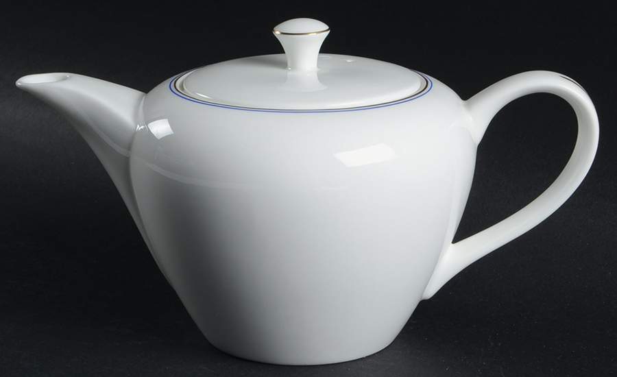 Mystique Blue Teapot & Lid by Wedgwood-1