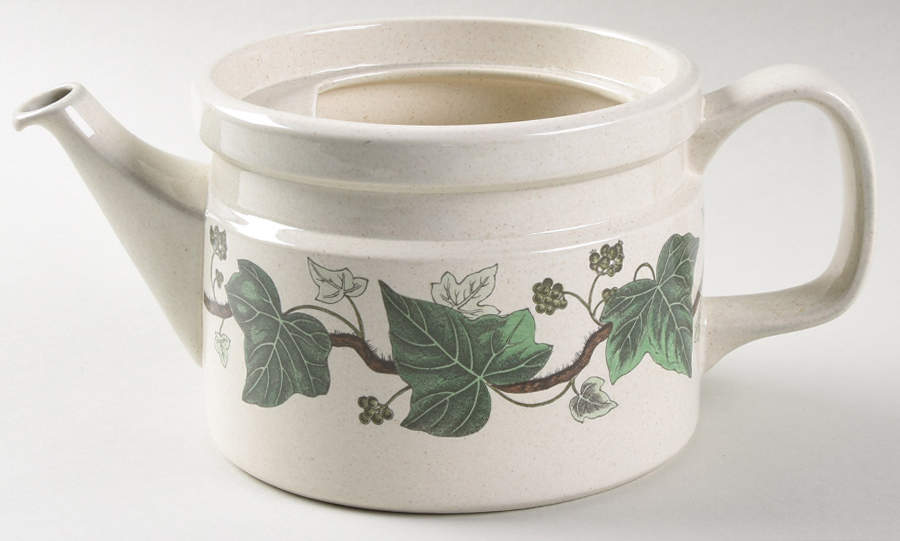 Napoleon Ivy Green (Oven To Table) Teapot No Lid by Wedgwood-1