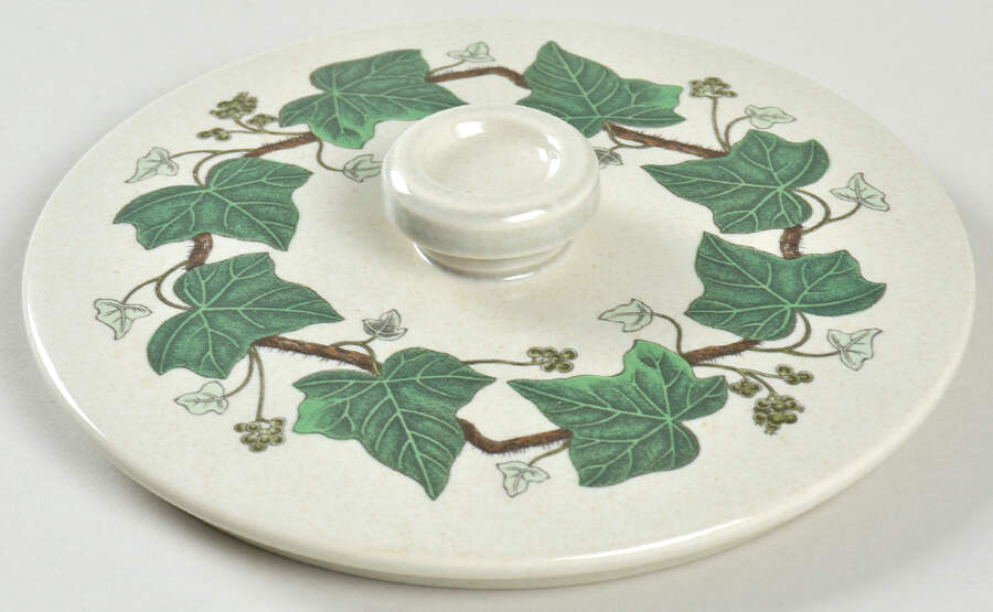 Napoleon Ivy Green (Oven To Table) Lid for 2 Qt Round Covered Casserole by Wedgwood-1