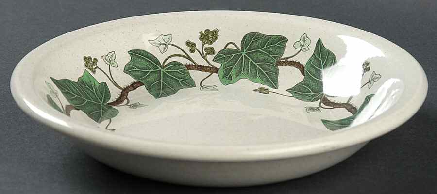 Napoleon Ivy Green (Oven To Table) Coupe Soup Bowl by Wedgwood-1