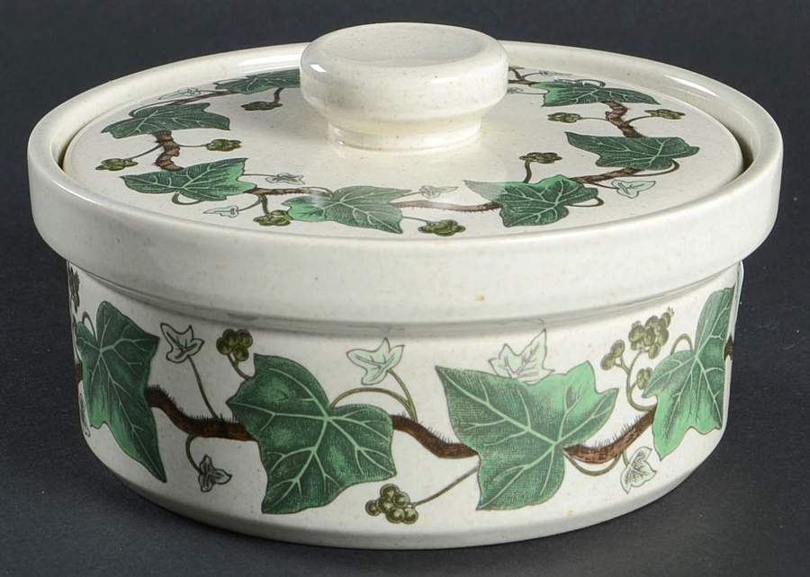 Napoleon Ivy Green (Oven To Table) Individual Casserole & Lid by Wedgwood-1