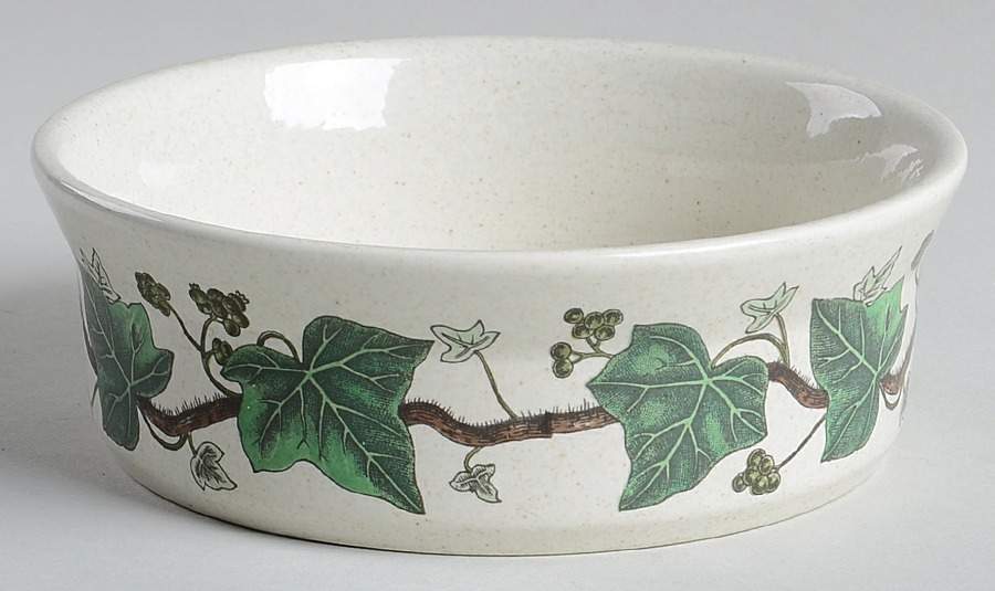 Napoleon Ivy Green (Oven To Table) Fruit/Dessert (Sauce) Bowl by Wedgwood-1