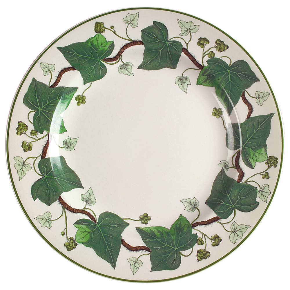Napoleon Ivy Green (Queen's Ware) Dinner Plate by Wedgwood-1