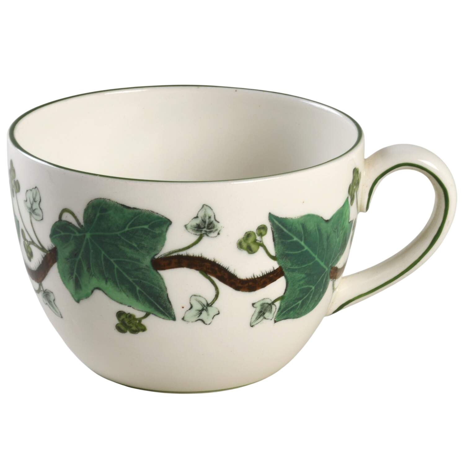 Napoleon Ivy Green (Queen's Ware) Flat Cup by Wedgwood-1