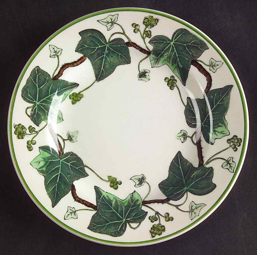 Napoleon Ivy Green (Queen's Ware) Bread & Butter Plate by Wedgwood-1