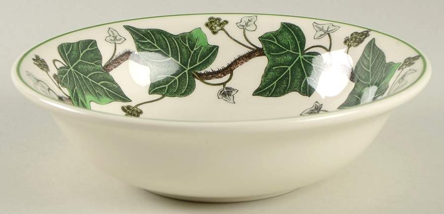 Napoleon Ivy Green (Bone China) Coupe Cereal Bowl by Wedgwood-1