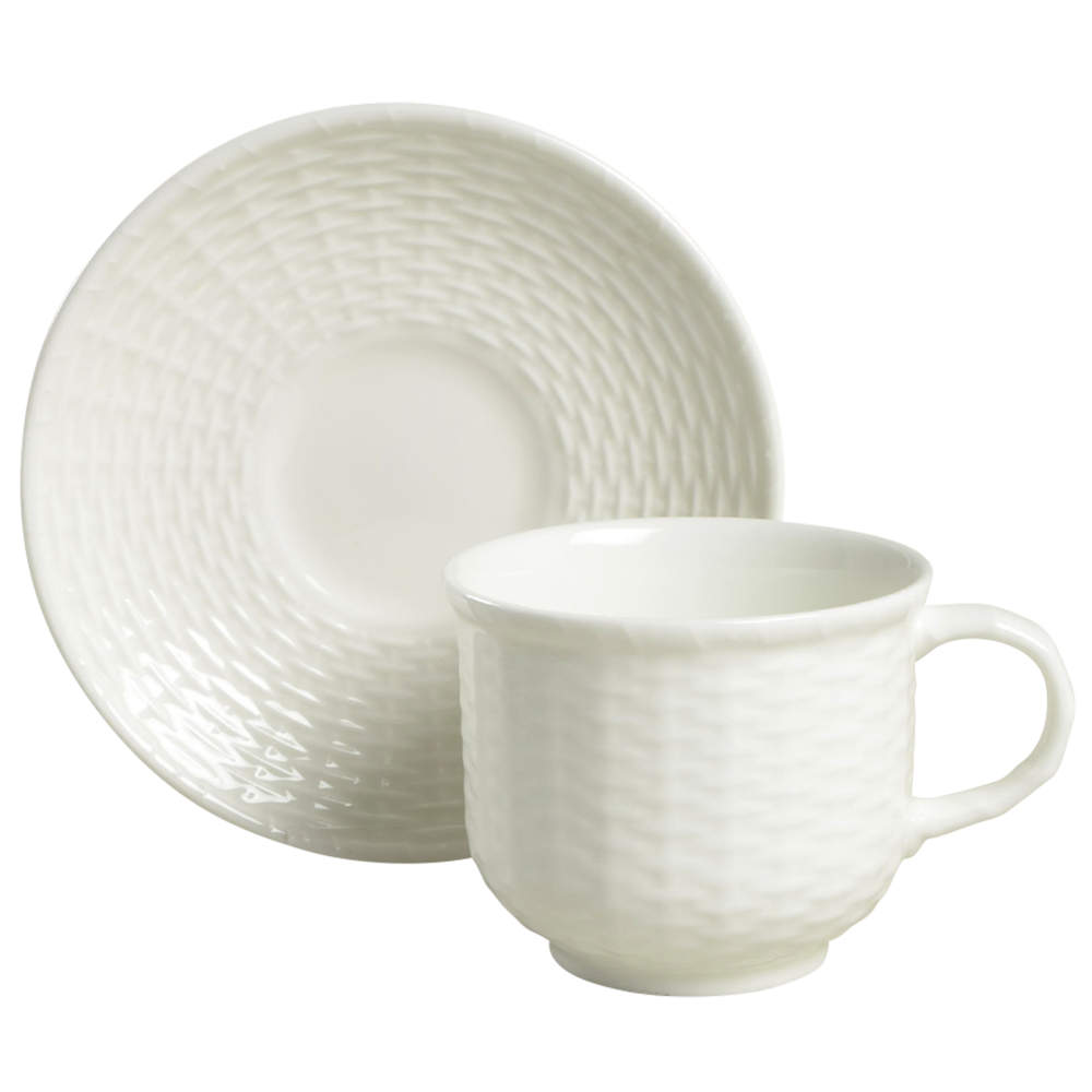 Nantucket Flat Cup & Saucer Set by Wedgwood-1