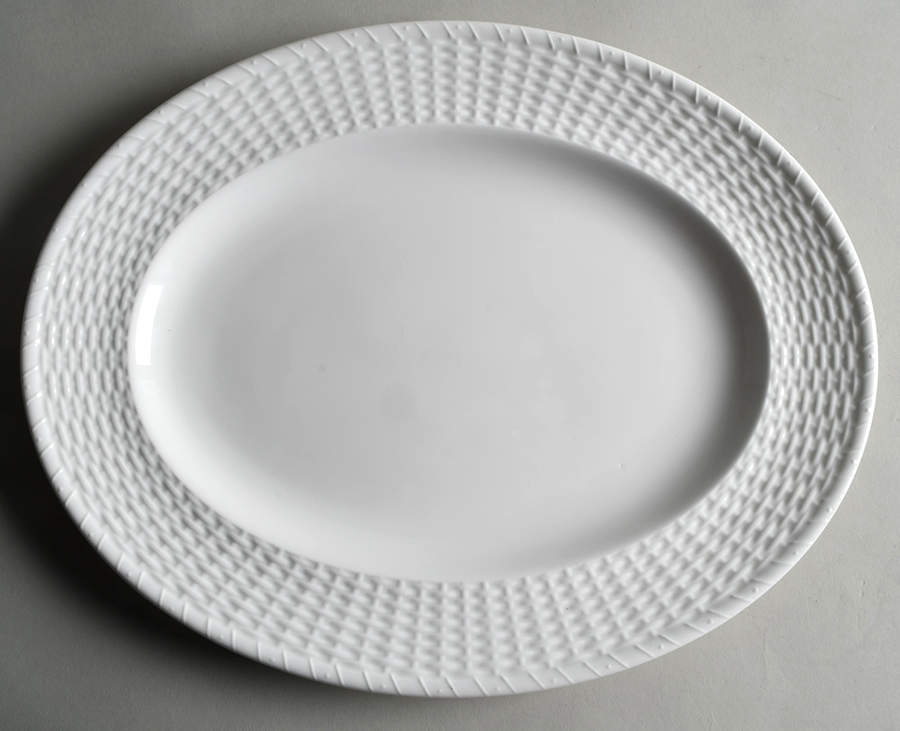 Nantucket 14" Oval Serving Platter by Wedgwood-1