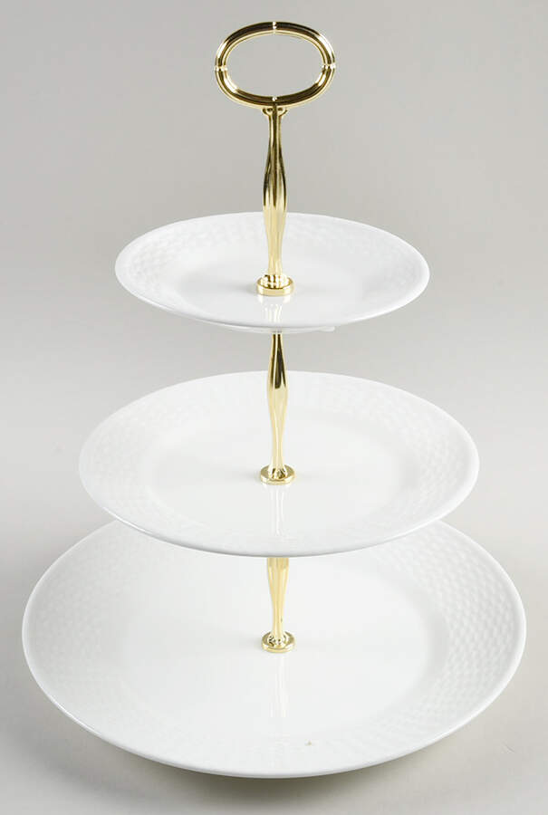 Nantucket 13 7/8"-14 1/4" 3-Tiered Serving Tray(DP,SP,BB) HC by Wedgwood-1