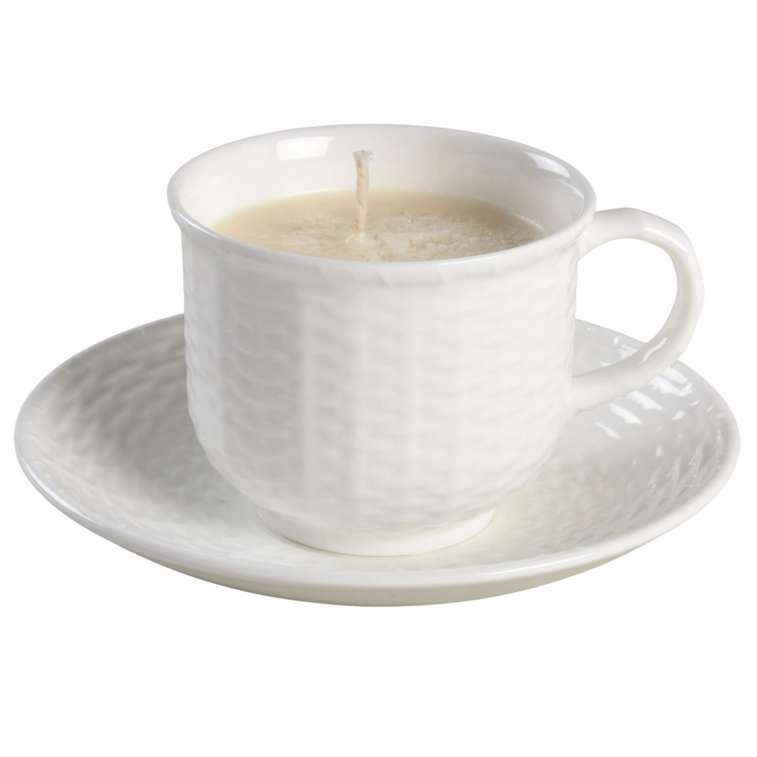 Nantucket Scented Cup & Saucer Candle-Vanilla  HC by Wedgwood-1