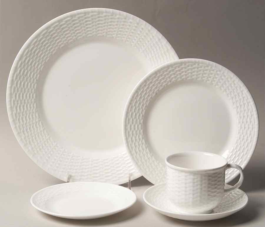 Nantucket 5-Piece Place Set=Csfl or Csft,Dp,Sp,Bb by Wedgwood-1