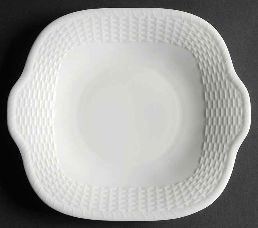 Nantucket Square Handled Cake Plate by Wedgwood-1