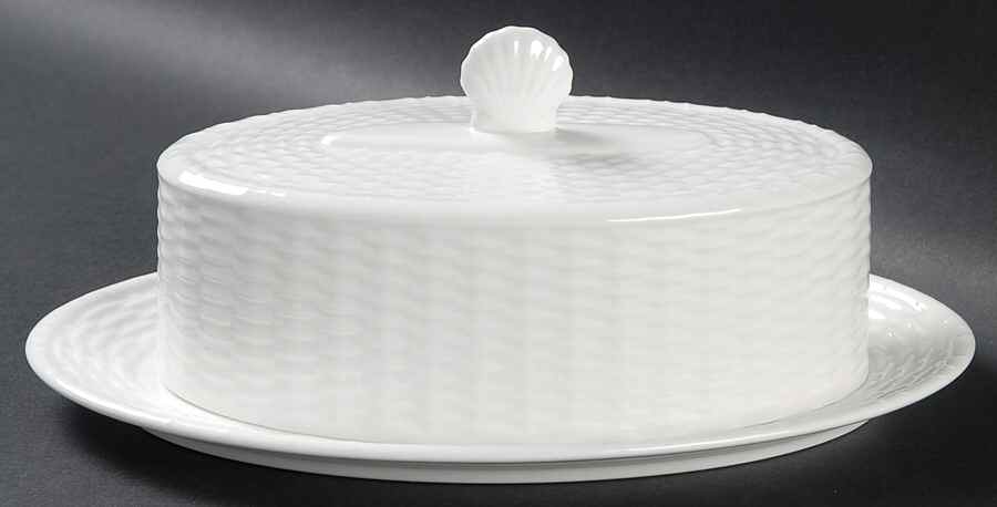 Nantucket Oval Covered Butter by Wedgwood-1