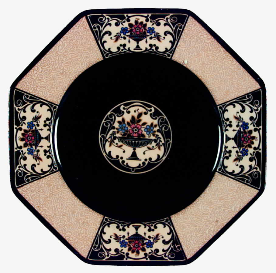 Nanette Black Salad Plate by Wedgwood-1