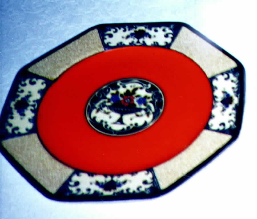 Nanette Red Dinner Plate by Wedgwood-1