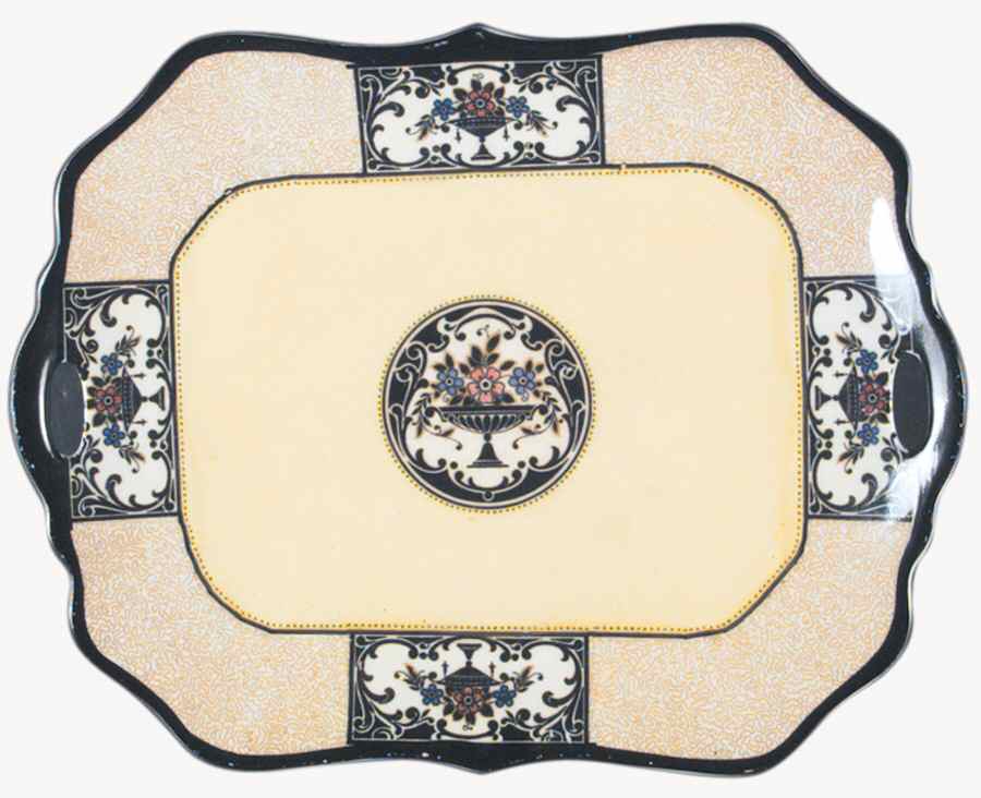 Nanette Yellow Rectangular Tray by Wedgwood-1