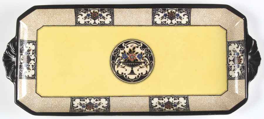 Nanette Yellow Large Sandwich Tray by Wedgwood-1