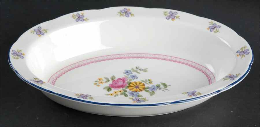 Naomi 10" Oval Vegetable Bowl by Wedgwood-1