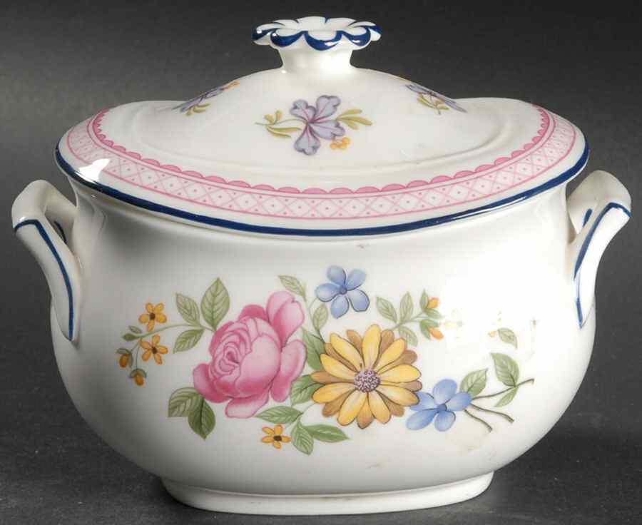 Naomi Sugar Bowl & Lid by Wedgwood-1