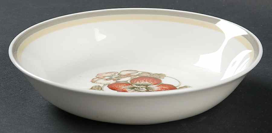 Nasturium (Bone) Fruit/Dessert (Sauce) Bowl by Wedgwood-1