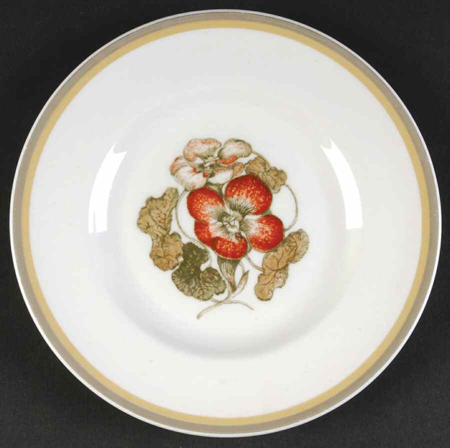 Nasturium (Bone) Bread & Butter Plate by Wedgwood-1