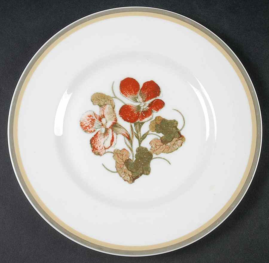 Nasturium (Bone) Salad Plate by Wedgwood-1