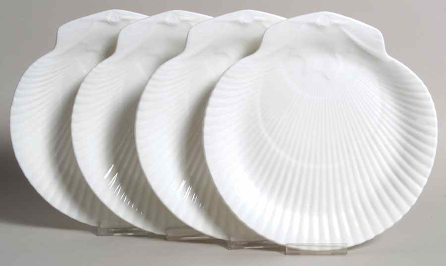 Nautilus (Glossy) Salad Plate - Set of 4 by Wedgwood-1