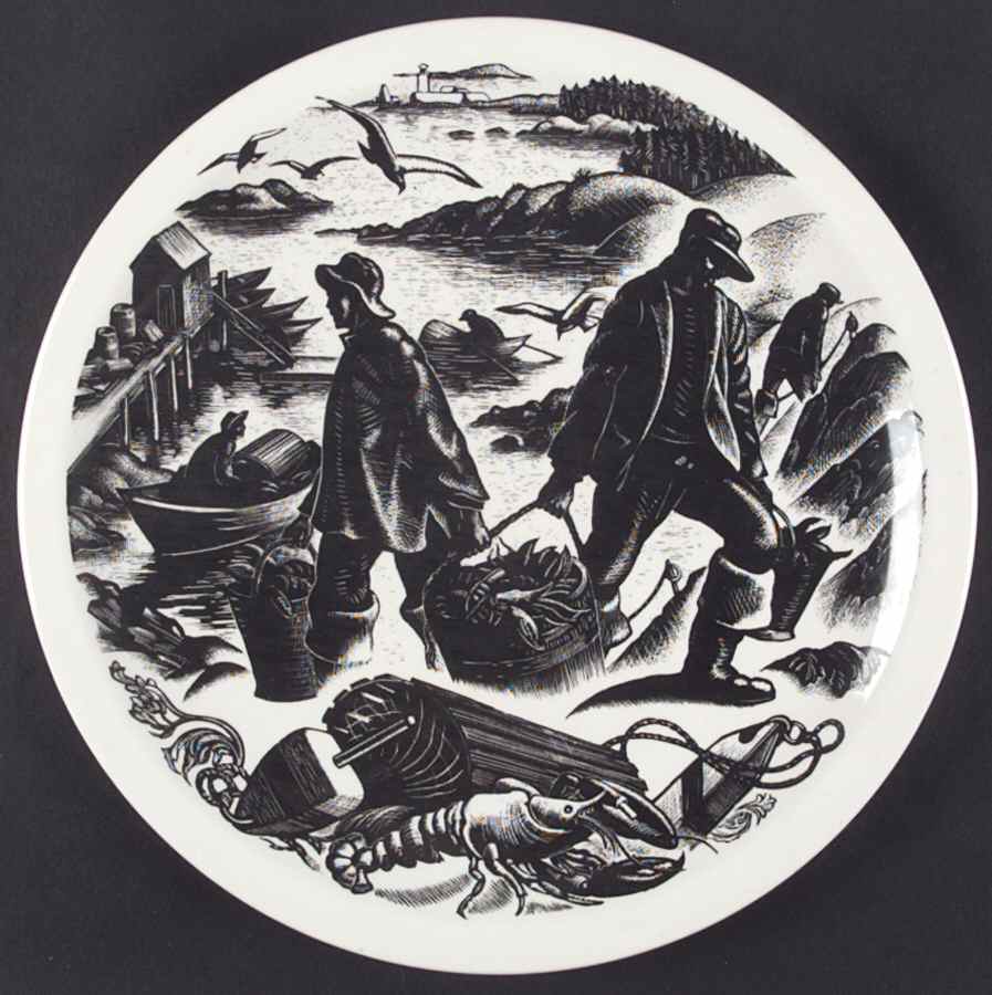 New England Industries Dinner Plate by Wedgwood-1